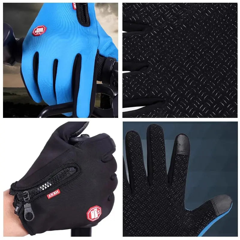 Fietshandschoenen voor Heren & Dames – Anti-Slip & Warm – Geschikt voor Herfst en Winter – Touchscreen – Winddicht & Comfortabe