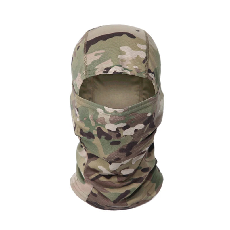 Camouflage Bivakmuts – Multifunctioneel Gezichtsmasker voor Outdoor, Motor, Skiën & Airsoft – Ademend & Comfortabel