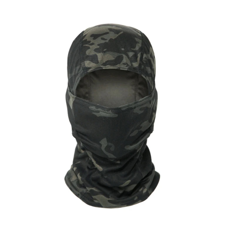 Camouflage Bivakmuts – Multifunctioneel Gezichtsmasker voor Outdoor, Motor, Skiën & Airsoft – Ademend & Comfortabel