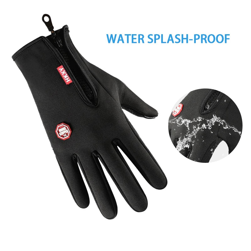 Fietshandschoenen voor Heren & Dames – Anti-Slip & Warm – Geschikt voor Herfst en Winter – Touchscreen – Winddicht & Comfortabe