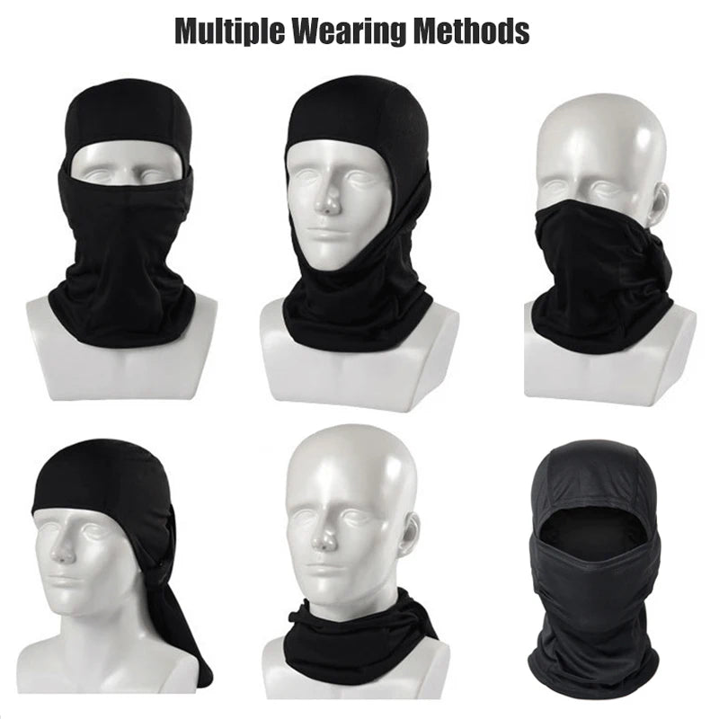 Camouflage Bivakmuts – Multifunctioneel Gezichtsmasker voor Outdoor, Motor, Skiën & Airsoft – Ademend & Comfortabel