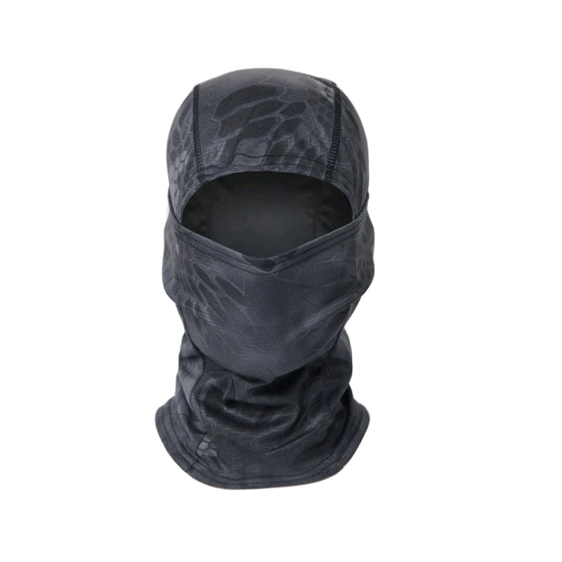 Camouflage Bivakmuts – Multifunctioneel Gezichtsmasker voor Outdoor, Motor, Skiën & Airsoft – Ademend & Comfortabel