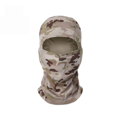 Camouflage Bivakmuts – Multifunctioneel Gezichtsmasker voor Outdoor, Motor, Skiën & Airsoft – Ademend & Comfortabel